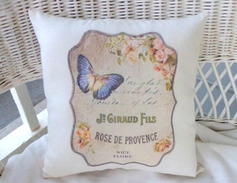 French themed accent pillow, Paris pillow, French Country decor